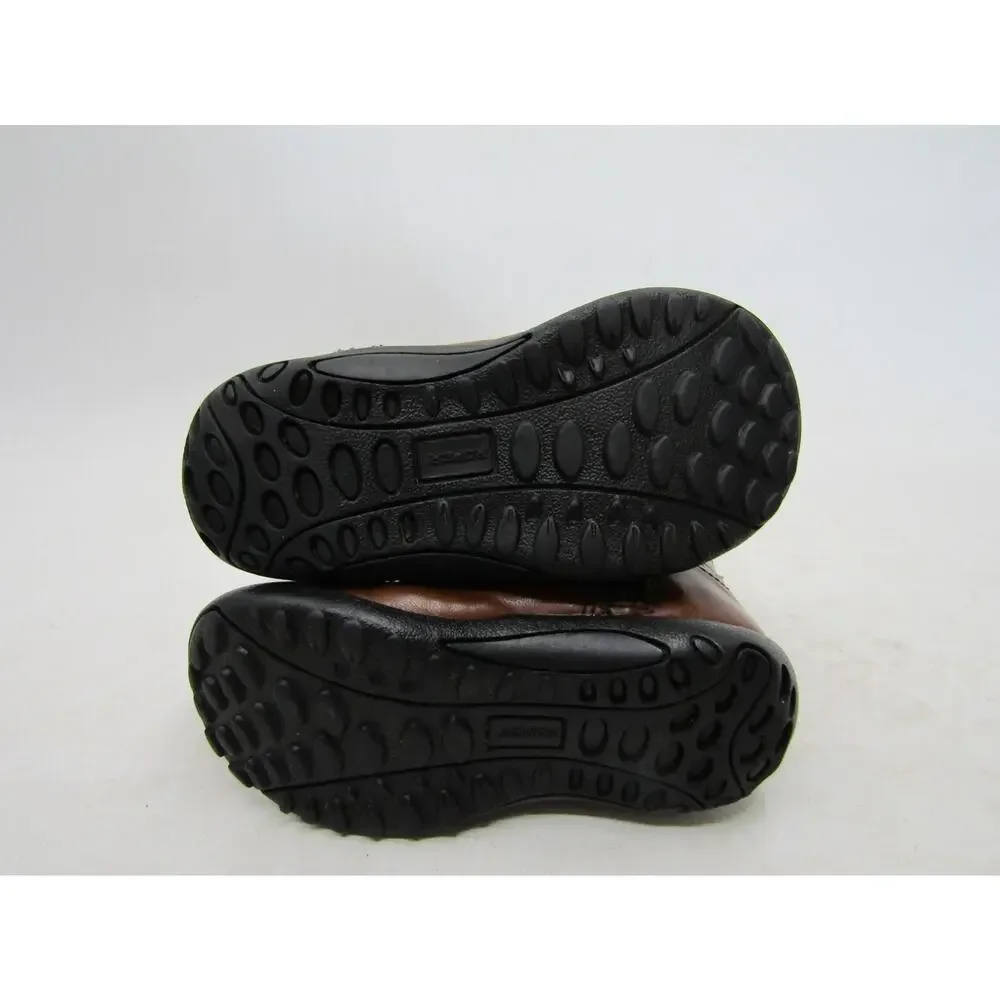 Roper Brand Toddler Size 7 M Brown Black Zip Cowboy Western Boots